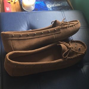 NWOT Brown Moccasins